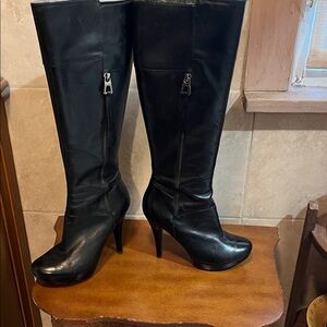 G by Guess Black Heeled Boots